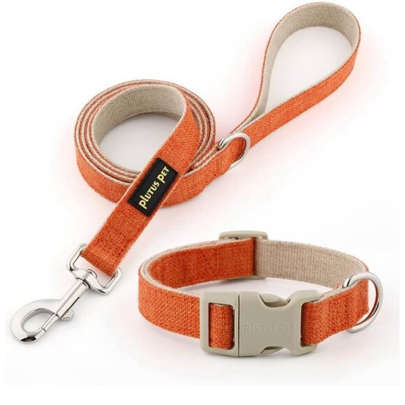 Dog Collar and Leash Set size M - Picture 1 of 3